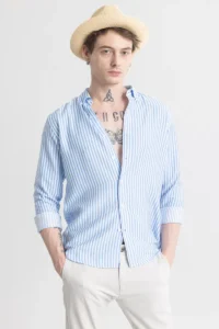stripehaven light blue stripe shirt
